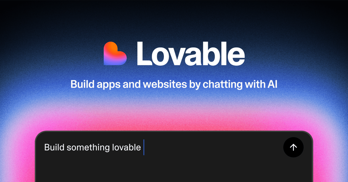 Lovable — plataforma de criação de aplicações web completas com inteligência artificial