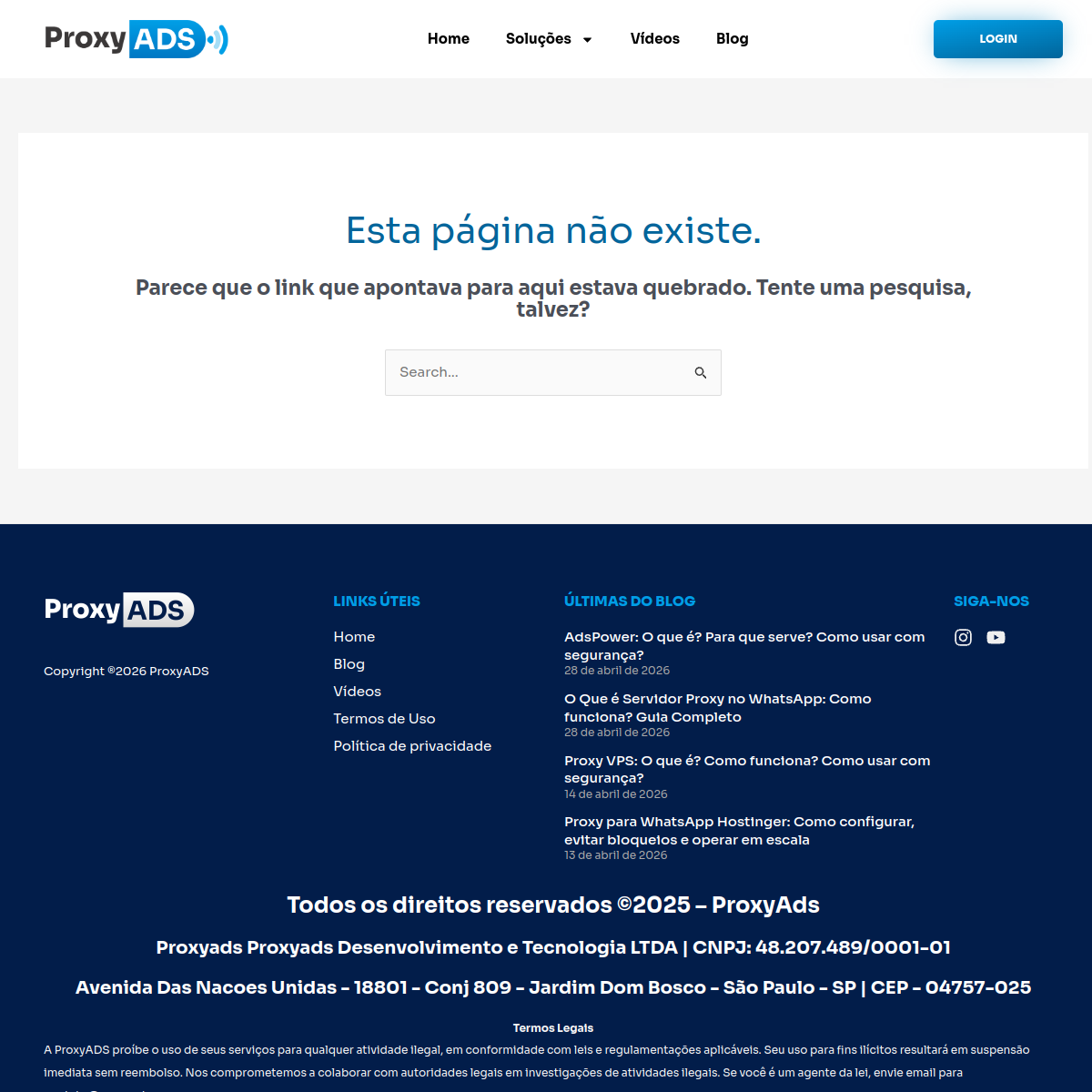ProxyAds — soluções de proxy IPv6 e IPv4 para Meta, TikTok, Google e WhatsApp
